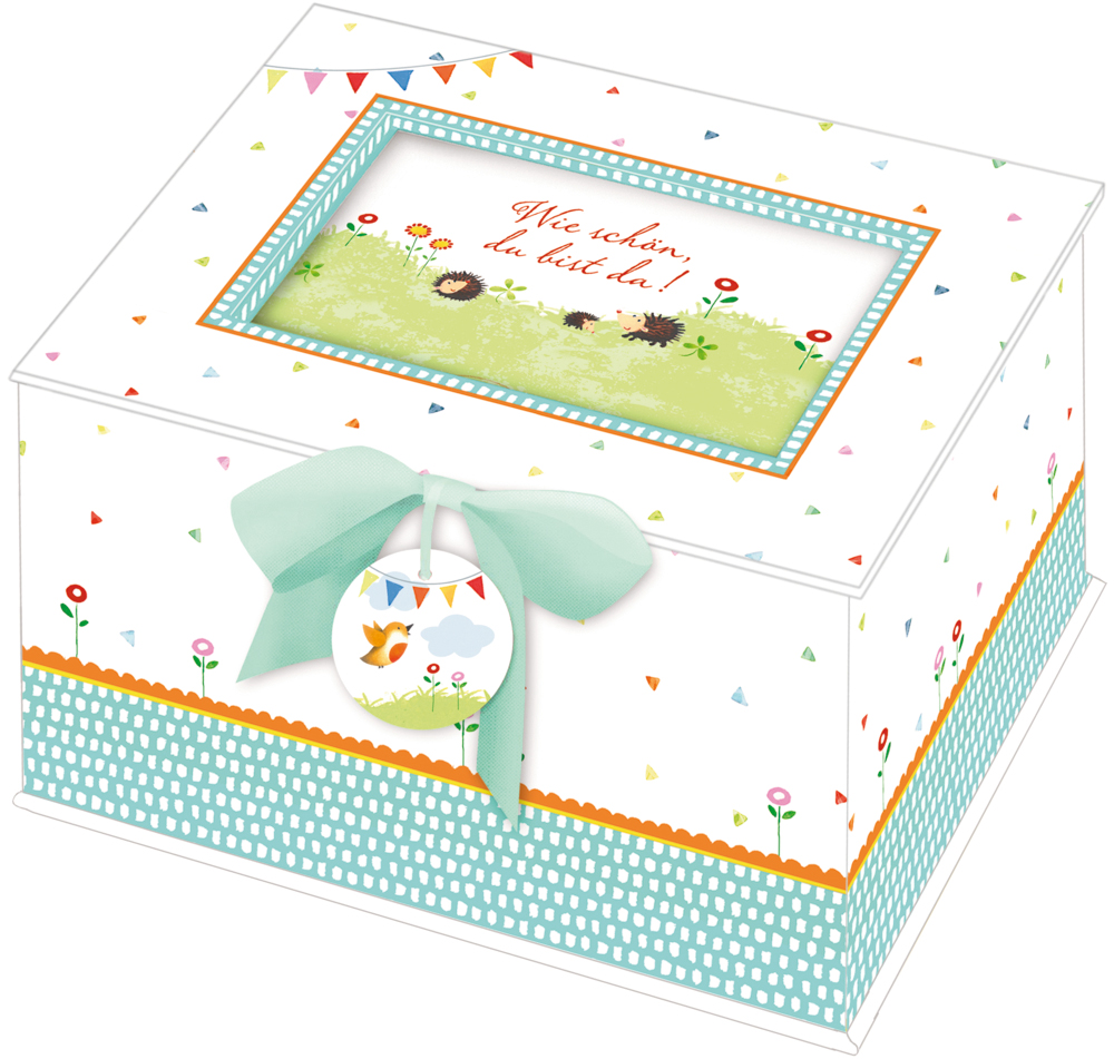 Baby-Schatzkästchen Wie schön,du bist da! (Aufbewahrungsbox) Baby-Schatzkästchen Wie schön,du bist da! (Aufbewahrungsbox)