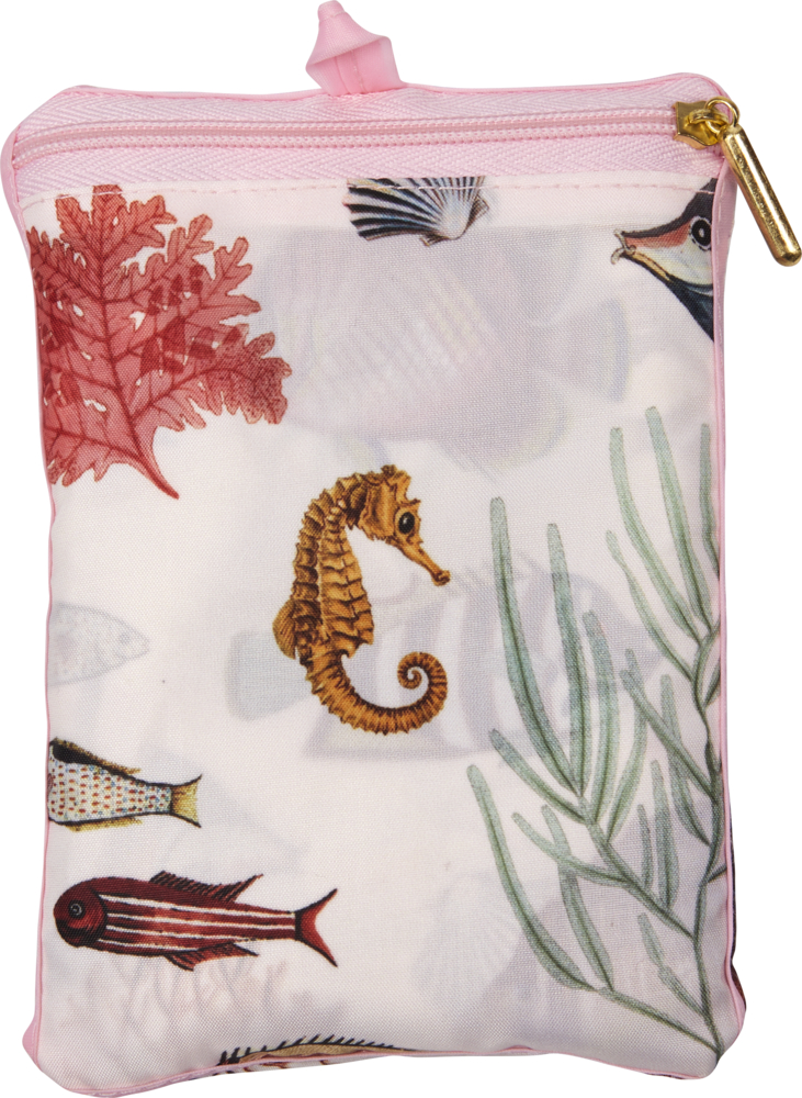 Faltshopper Fische "I love my Ocean", hell (nachhaltig aus Recycling-Material) Faltshopper Fische "I love my Ocean", hell (nachhaltig aus Recycling-Material)