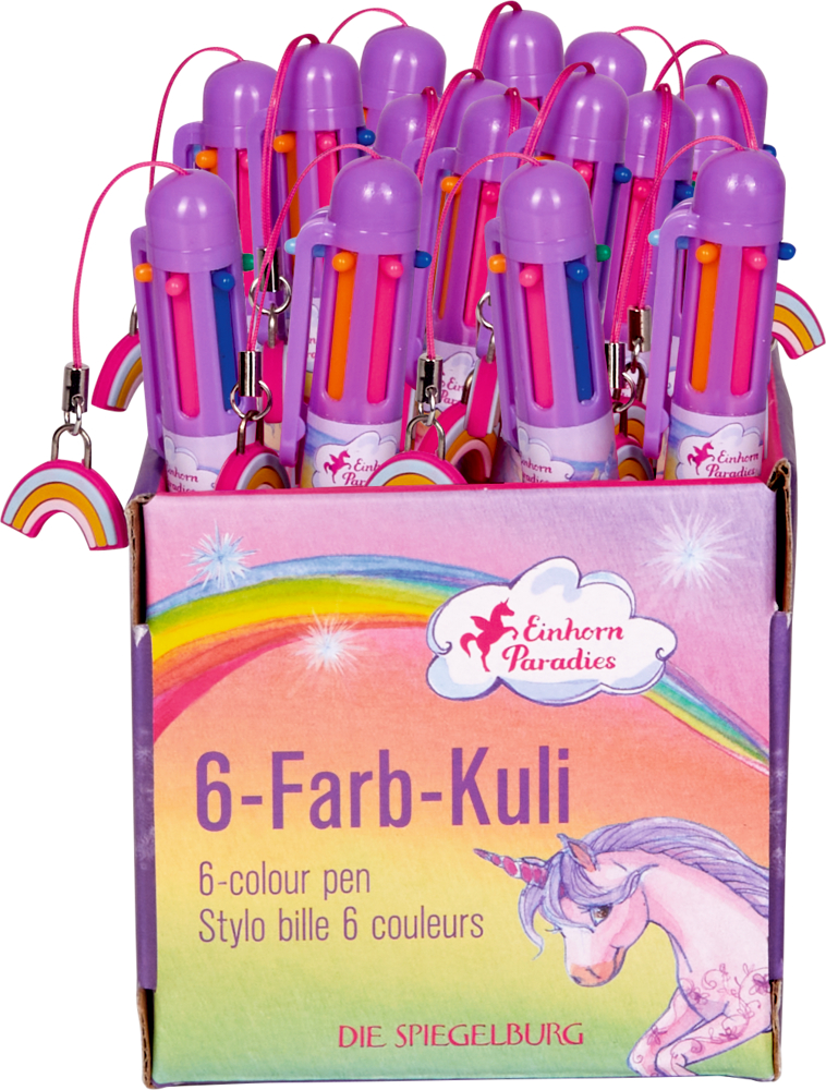 6-Farb-Kuli - Einhorn-Paradies 6-Farb-Kuli - Einhorn-Paradies