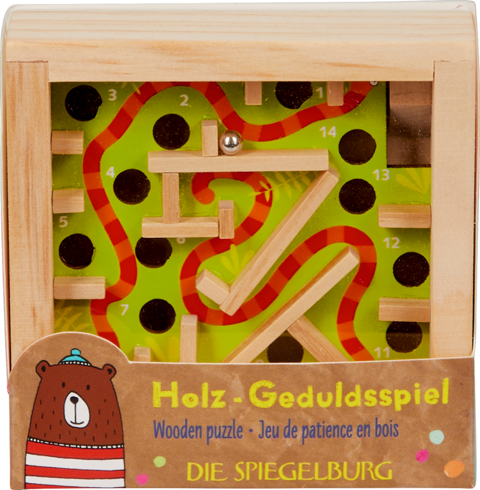 Holz-Geduldsspiel - Bunte Geschenke