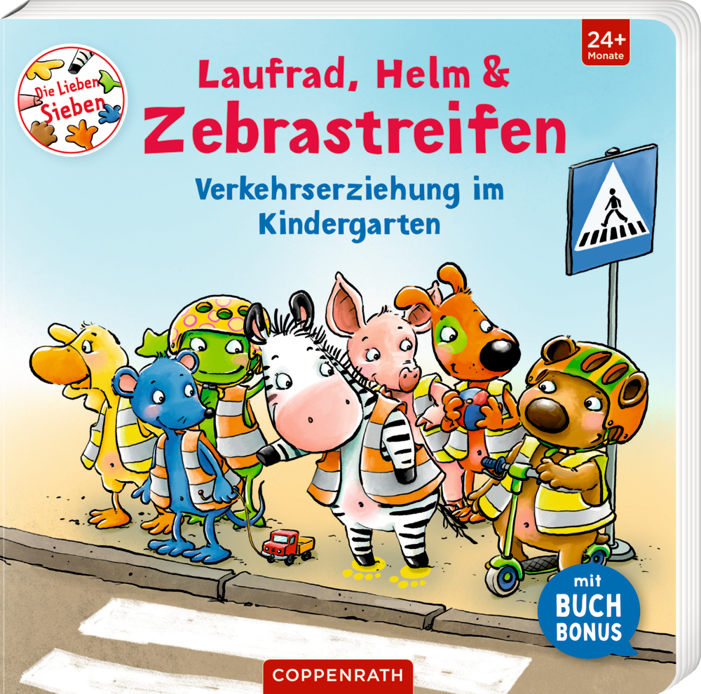 Laufrad, Helm & Zebrastreifen - Die Lieben Sieben (BuchBonus) Laufrad, Helm & Zebrastreifen - Die Lieben Sieben (BuchBonus)