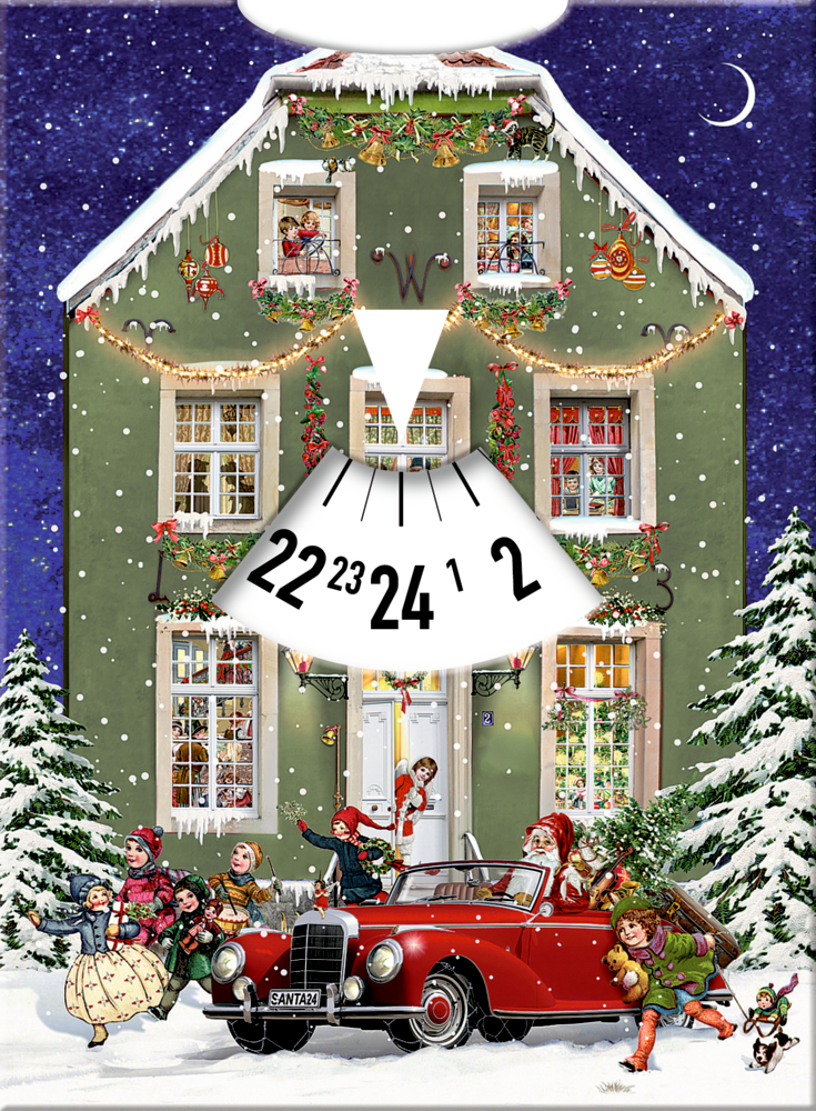 Warten auf Weihnachten, Adventskalender-Drehscheibe (Behr)
