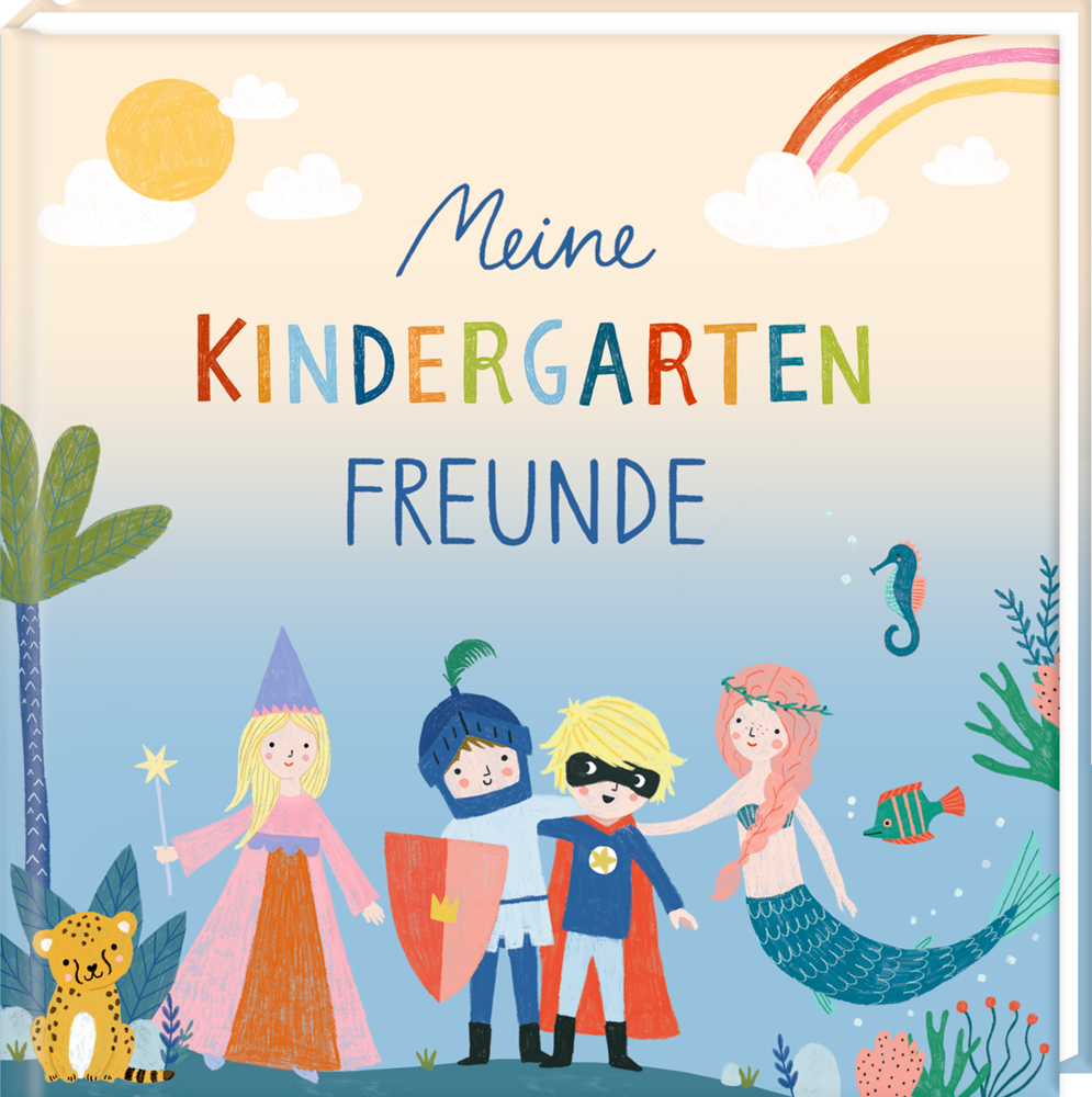 Freundebuch: Meine Kindergartenfreunde - Meine bunte Welt