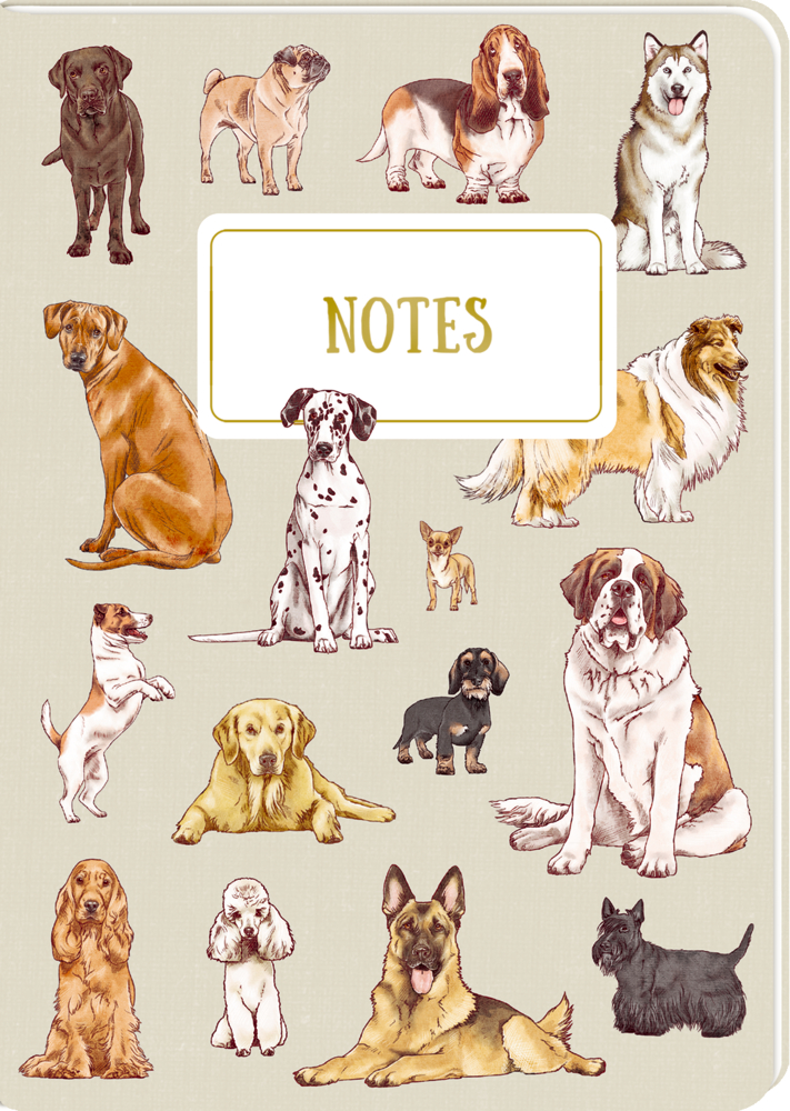 Notizheft DIN A5 - Notes (I love cats & dogs)