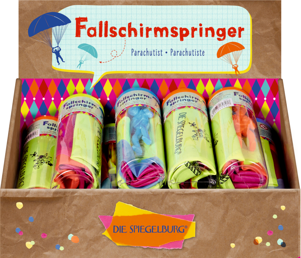 Fallschirmspringer Bunte Geschenke