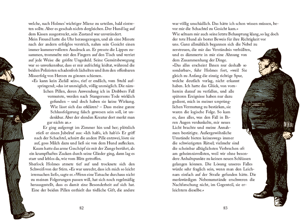 Kleine Schmuckausgabe: Sherlock Holmes (Bd.1) - Eine Studie/Im Zeichen