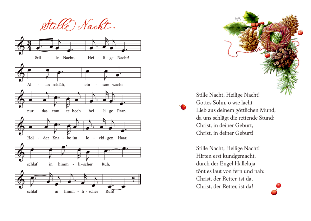 Schöner lesen! No. 38: Stille Nacht, heilige Nacht (Bastin) Schöner lesen! No. 38: Stille Nacht, heilige Nacht (Bastin)