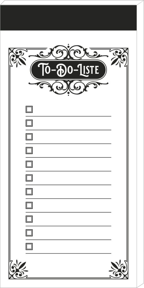 Notizblock - TO-DO-Liste (Sherlock Holmes) Notizblock - TO-DO-Liste (Sherlock Holmes)