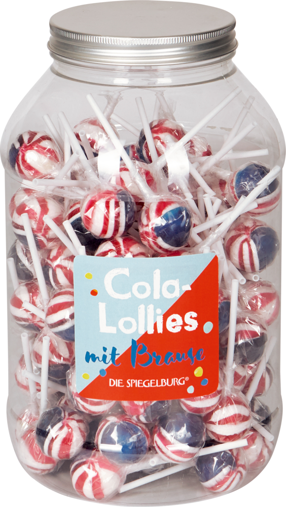 Cola-Lollies mit Brause Bunte Geschenke