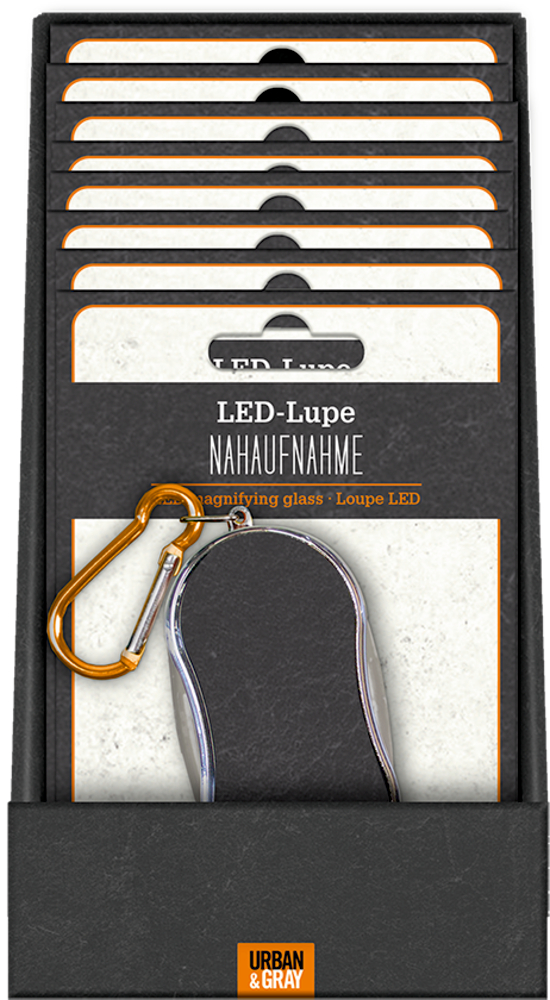 LED-Lupe NAHAUFNAHME Urban & Gray