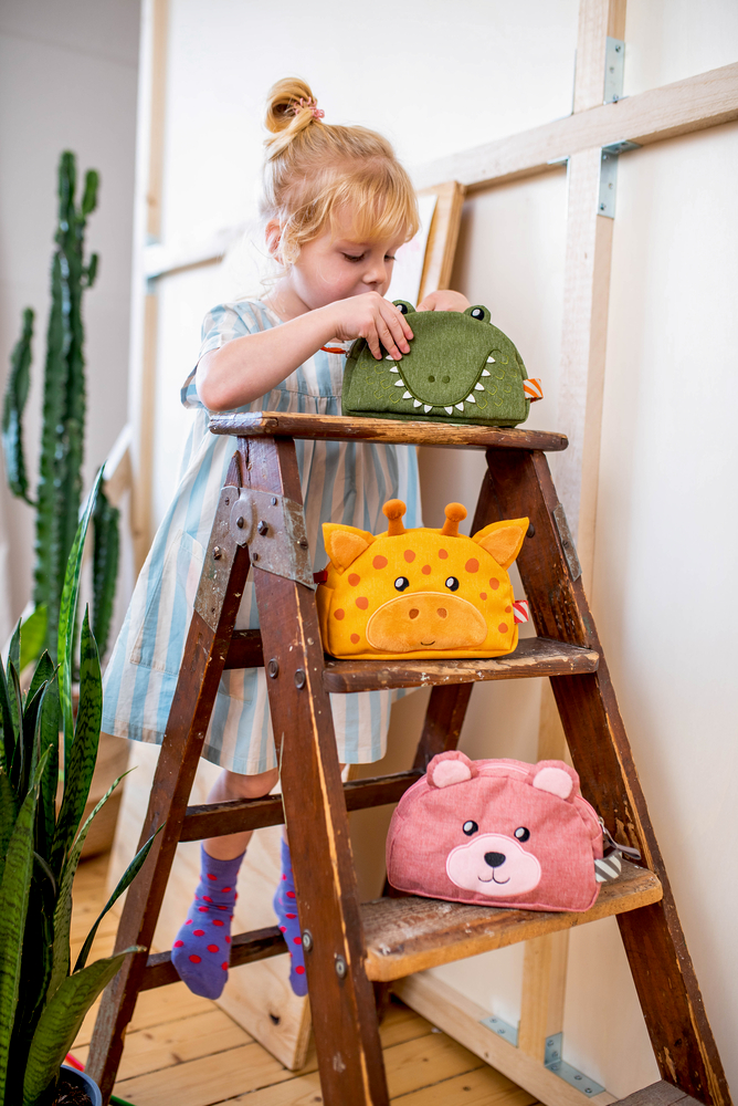 Allzwecktäschchen Bär - Tierisches Taschentheater