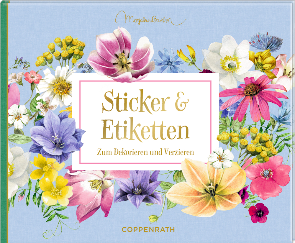 Stickerbuch: Sticker & Etiketten GartenLiebe - M. Bastin