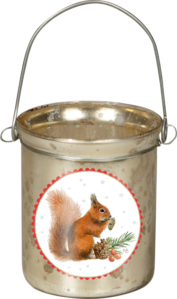 Teelichtglas Zauberhafte Weihnachten M.Bastin