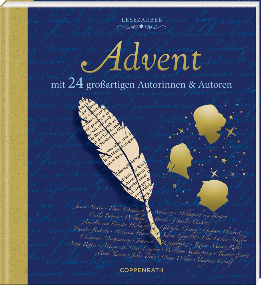 Advent mit 24 großartigen Autorinnen & Autoren, Adventskalenderbuch zum Aufschneiden