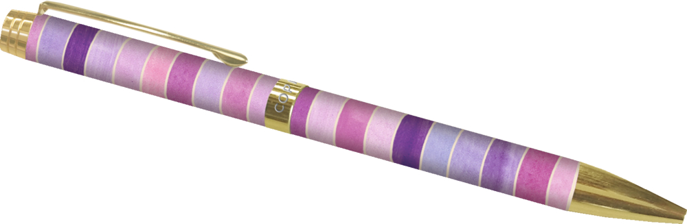 gestreift, Kugelschreiber (All about purple) violett
