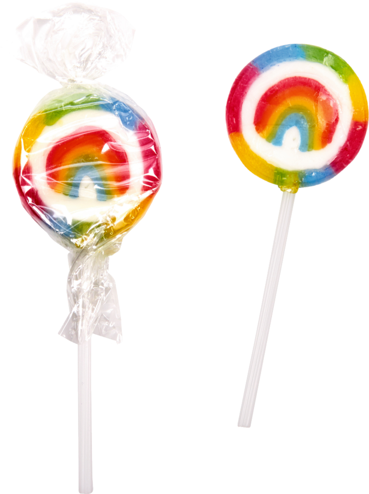 Regenbogen-Lollies - Bunte Geschenke