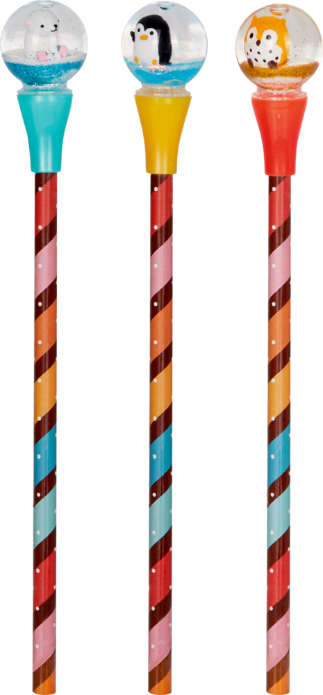 Regenbogenstift mit Topper - Lasst uns froh & munter sein