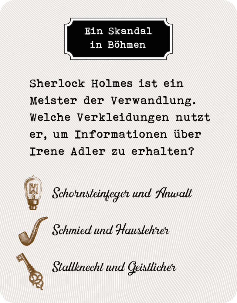 Sherlock Holmes - Das Quiz