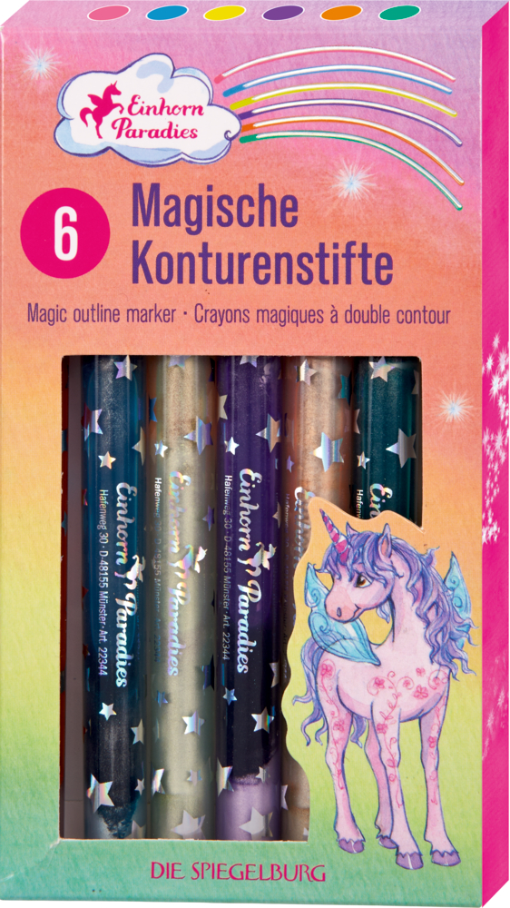 Magische Konturenstifte - Einhorn-Paradies Magische Konturenstifte - Einhorn-Paradies