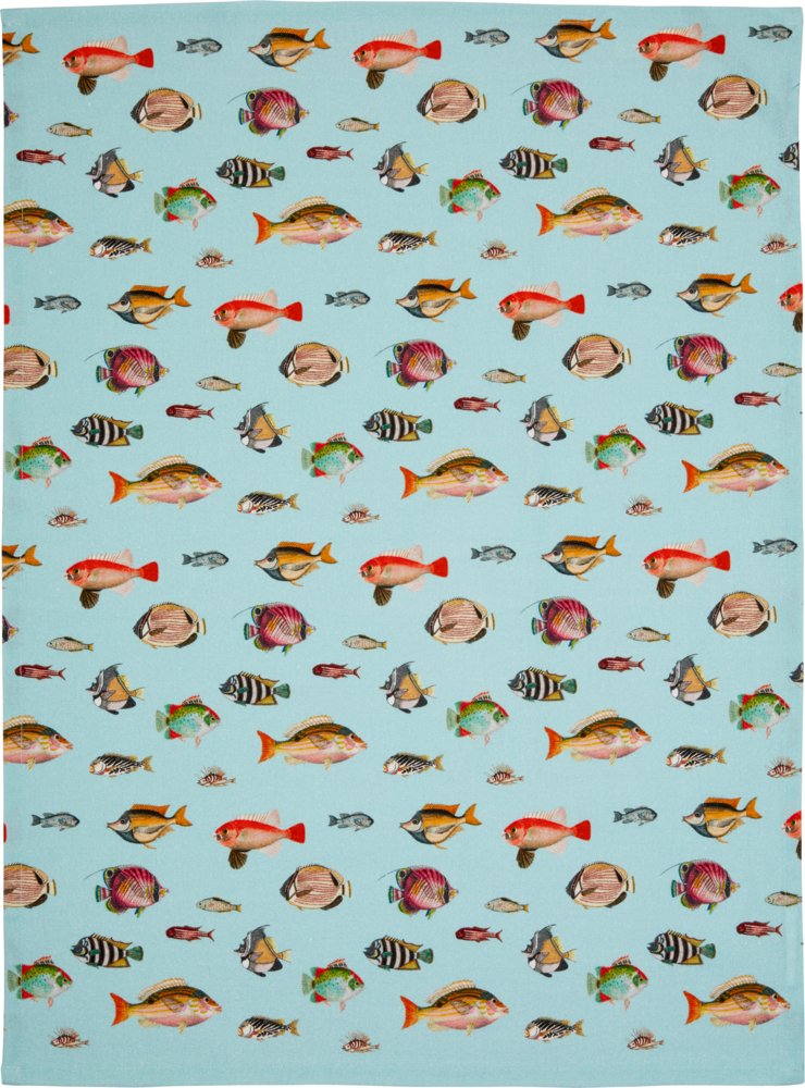 Geschirrtuch aus Baumwolle - I love my Ocean