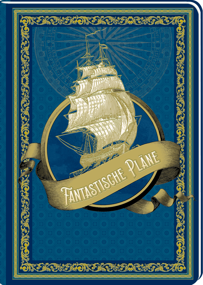 Notizheft DIN A5 - Fantastische Notizen (Jules Verne)