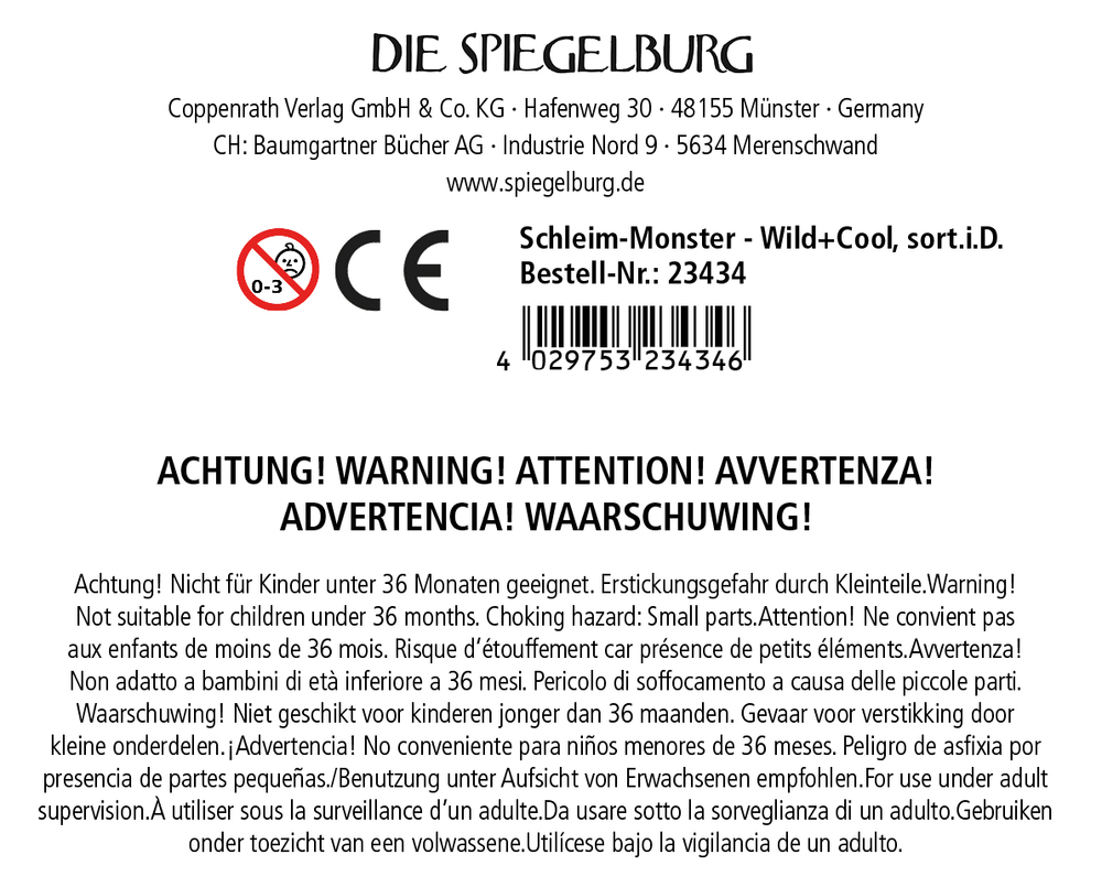 Schleim-Monster - Wild+Cool