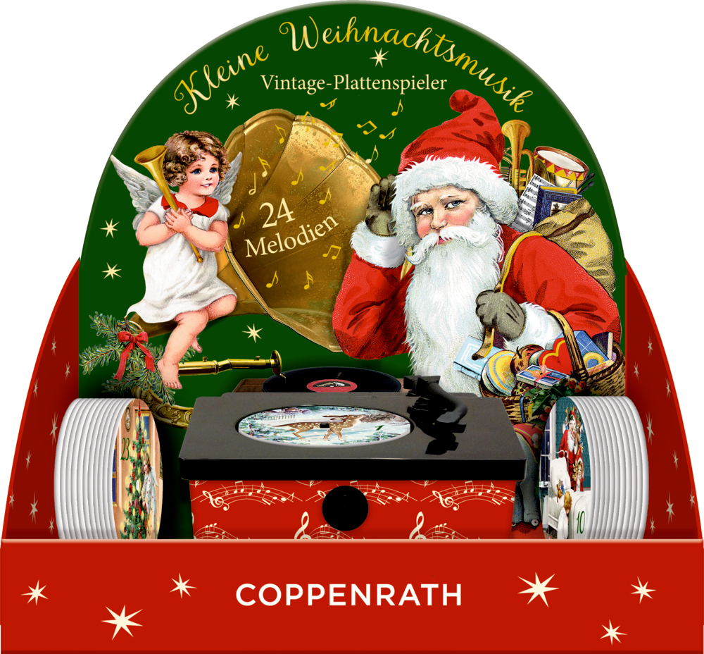 Vintage-Plattenspieler: Kleine Weihnachtsmusik, Sound-Adventskalender (Behr)