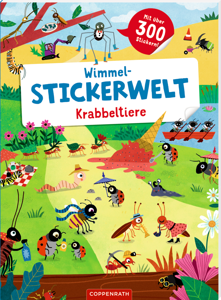 Wimmel-Stickerwelt: Krabbeltiere