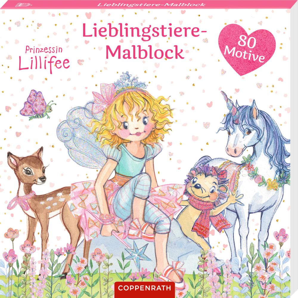 Lieblingstiere-Malblock - Prinzessin Lillifee