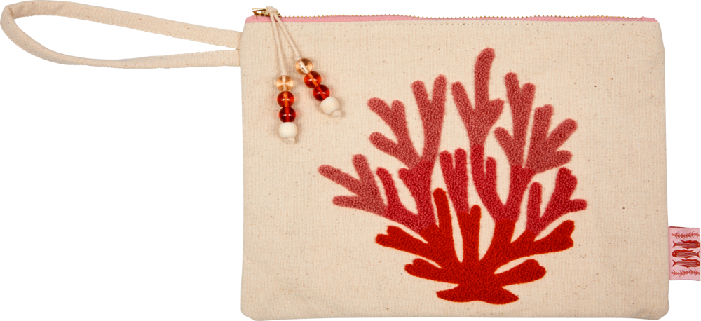 Clutch Koralle "I love my Ocean"