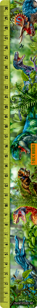 Flexibles Lineal T-Rex World