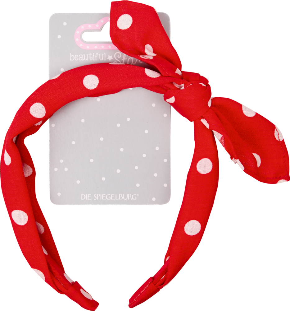 roter Haarreif Dots beautiful Stars