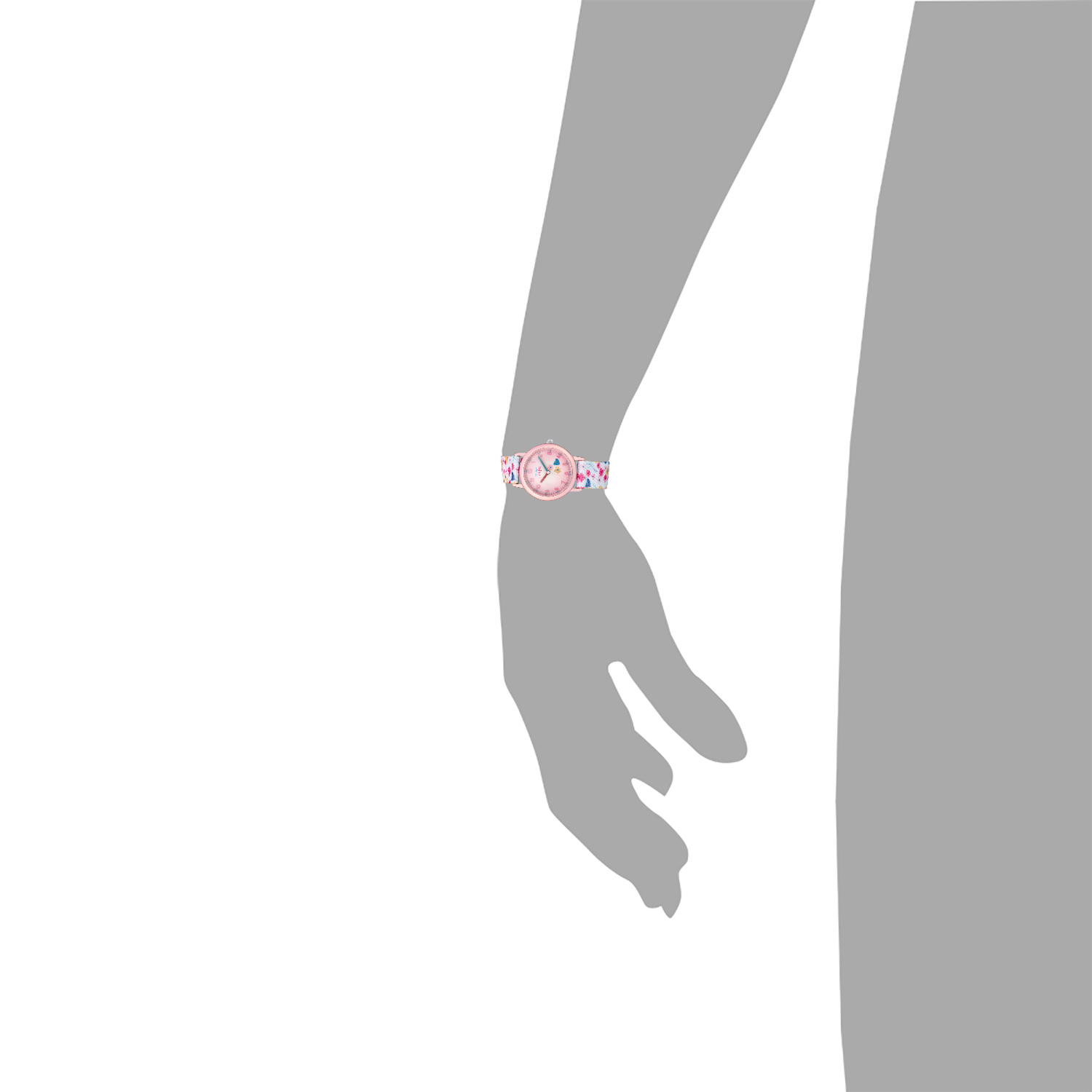 rosa/weiß, Armbanduhr Prinzessin Lillifee (Marke Amor)