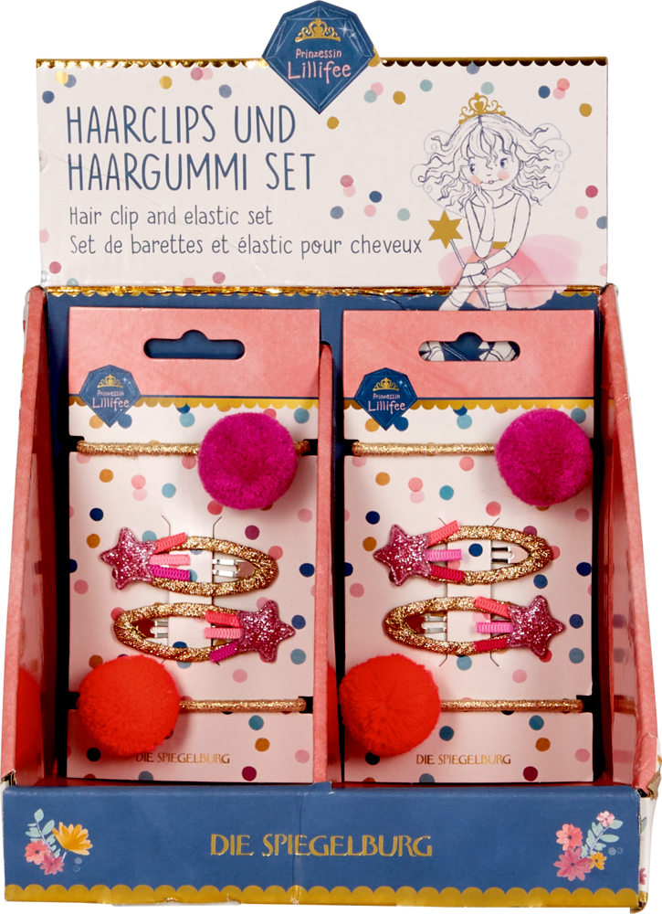 Haarclips und Haargummis - Prinzessin Lillifee (Glitter&Gold) Haarclips und Haargummis - Prinzessin Lillifee (Glitter&Gold)