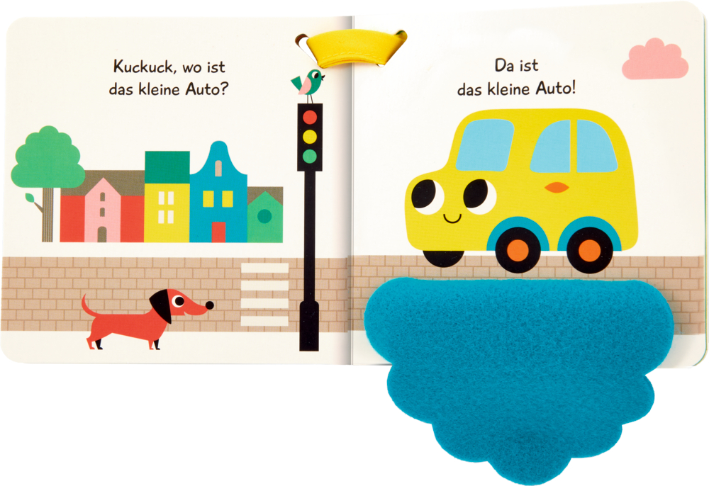 Mein Filz-Fühlbuch f.d.Buggy: Kuckuck, kl. Auto! (Fühl.&be.)