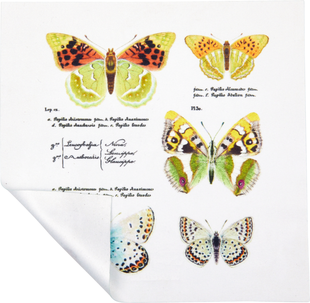 Brillenetui mit Putztuch "Schmetterlinge" - Sammlung Augustina