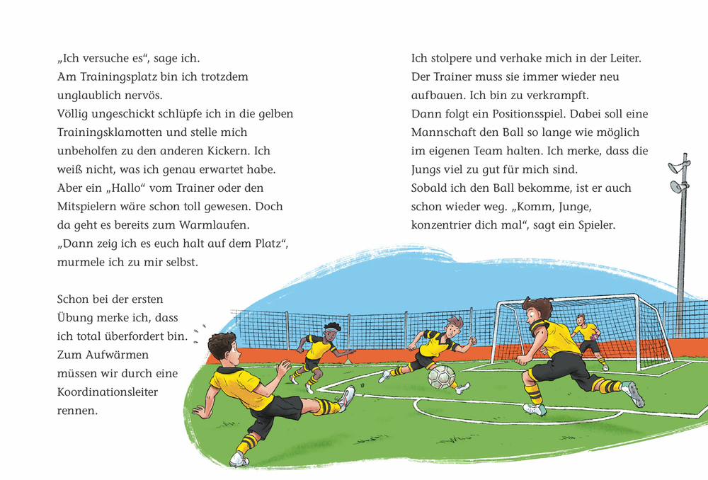 Sportstars erzählen - Mein Traum vom Profi-Fußball (Leseanfänger, Bd. 1)