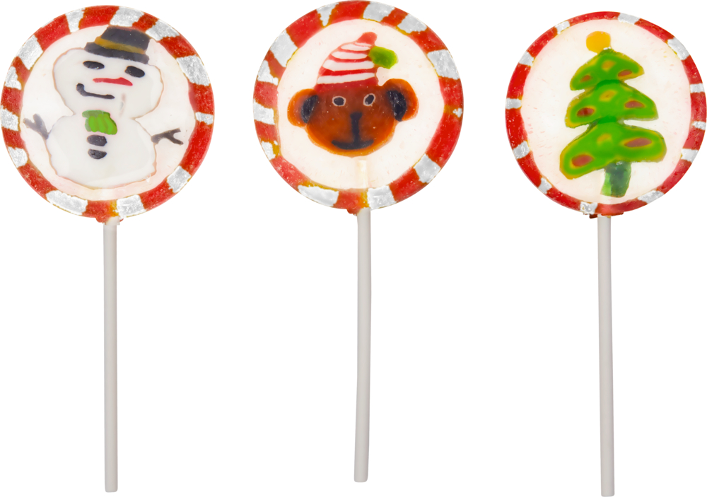 Weihnachts-Lollies - Lasst uns froh & munter sein