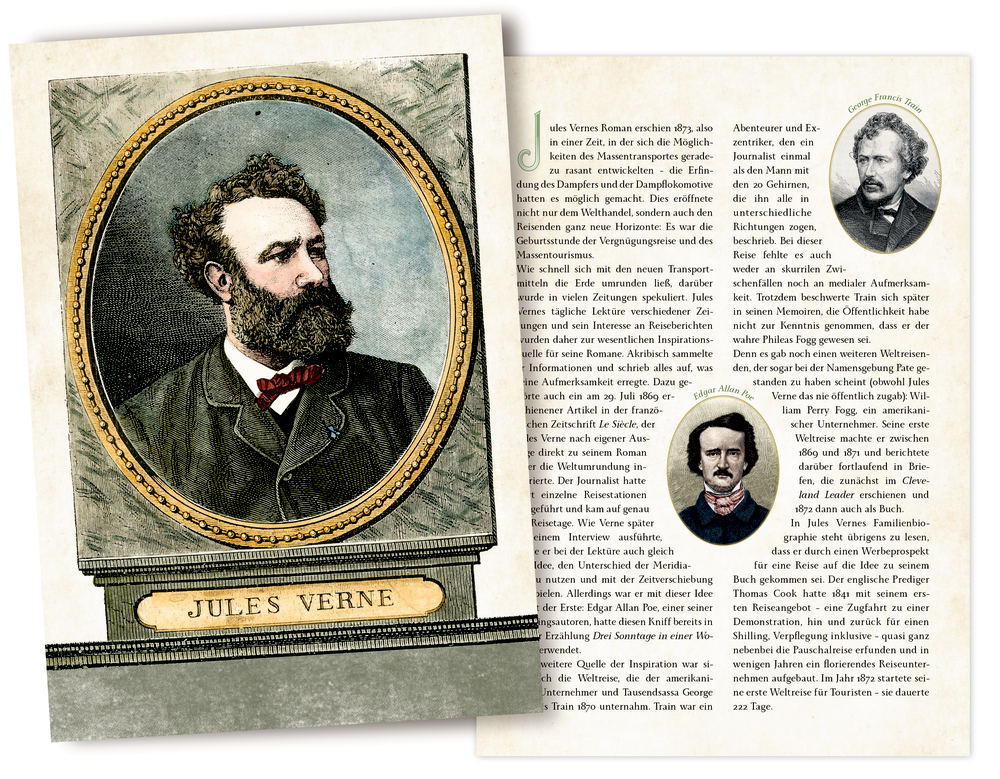 Große Schmuckausgabe: Jules Verne, In 80 Tagen um die Welt