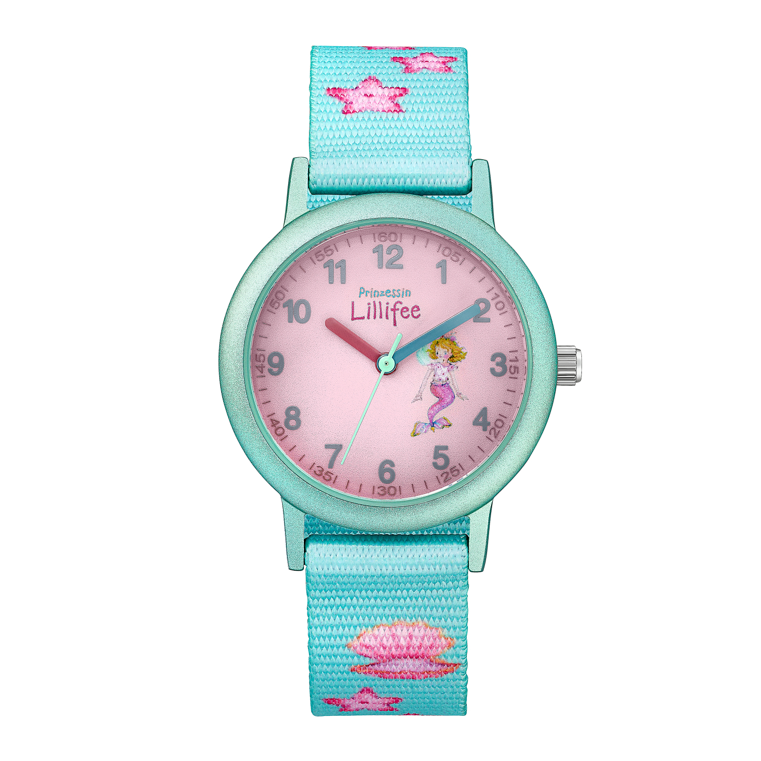 türkis, Armbanduhr Prinzessin Lillifee (Lizenzmarke Amor)