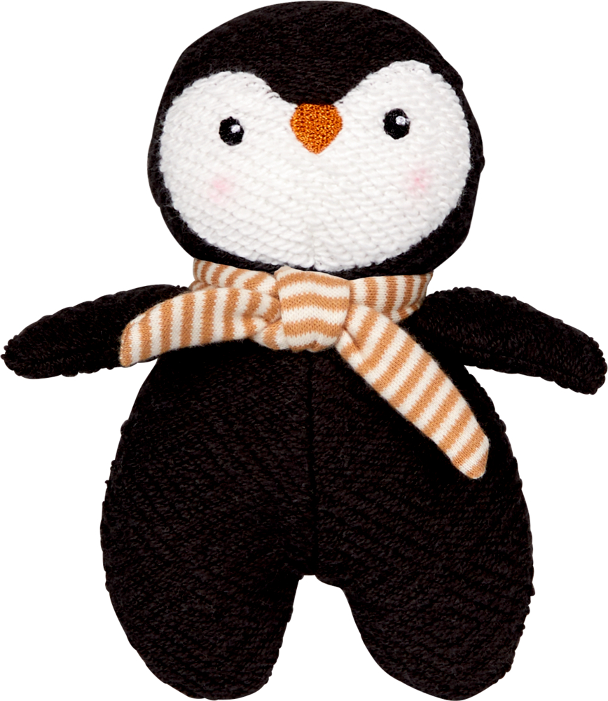 Knistertier Pinguin Little Wonder (nachhaltig mit Recycling-Material und Baumwolle aus kontrolliert biologischem Anbau)