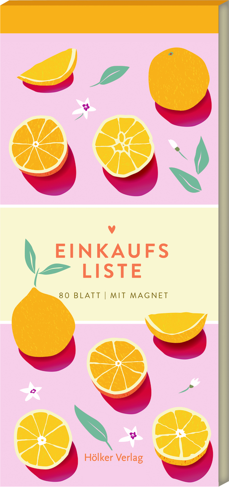 Einkaufsliste - Orangen (Küchenpapeterie)