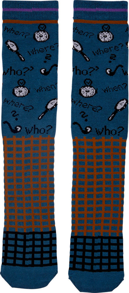blau, Socken - Sherlock Holmes (one size/Gr.41-46)