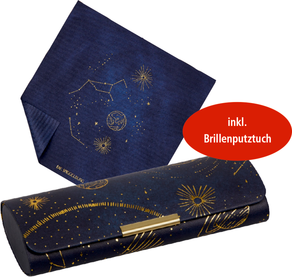 Brillenetui mit Putztuch "Sternbilder" - Wünsche an das Universum Brillenetui mit Putztuch "Sternbilder" - Wünsche an das Universum