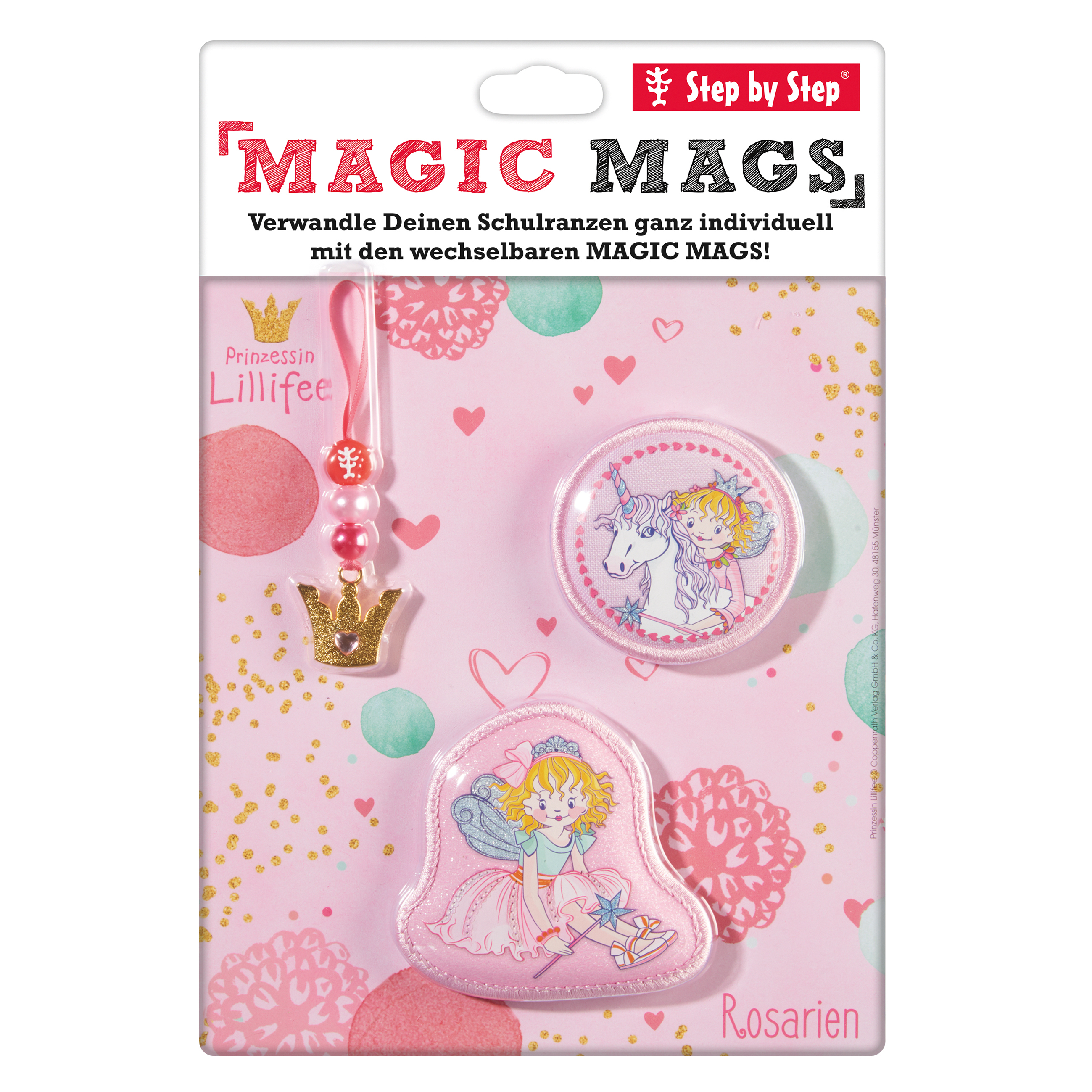 MAGIC MAGS Prinzessin Lillifee (für Ranzen/Rucksäcke von Step by Step)