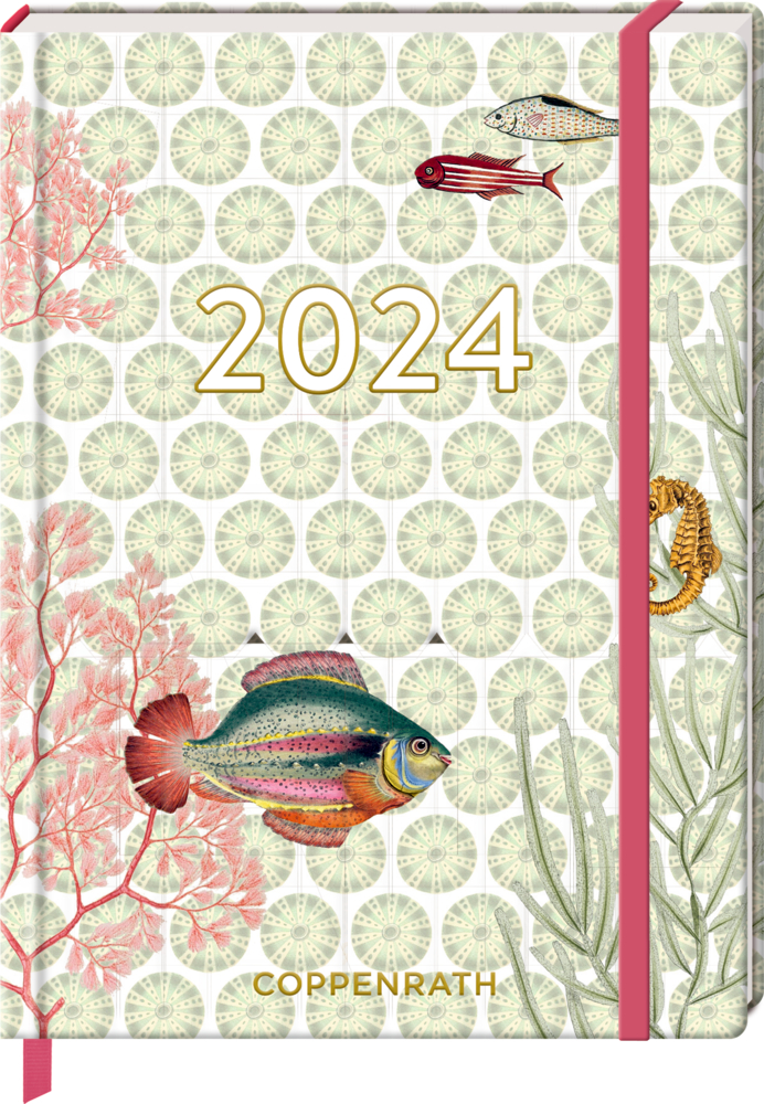 Kleiner Wochenkalender: Mein Jahr 2024 - Korallen (I love my Ocean)