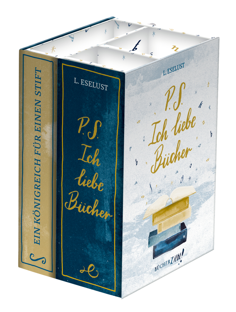 Schreibtisch-Organizer "Bücher" BücherLiebe!