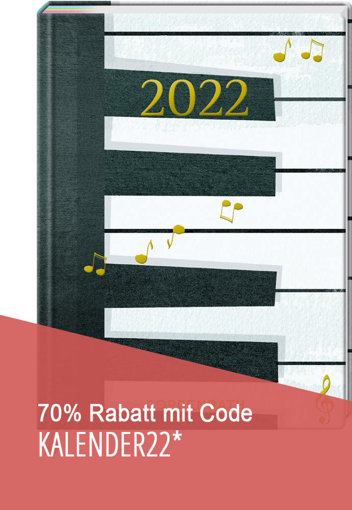 Jahreskalender: Mein Jahr 2022 - Piano (All about music)
