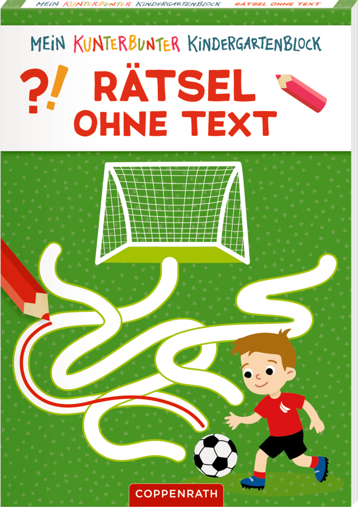 Mein kunterbunter Kindergartenblock: Rätsel ohne Text (Sport)