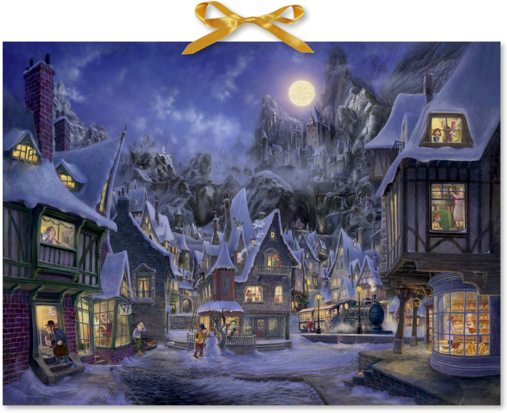 Magisches Weihnachtsdorf, Wand-Adventskalender